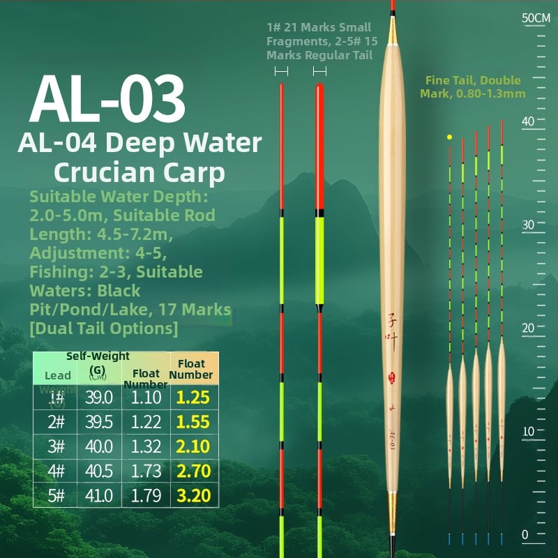 Vertical-drift reed fishing float; materijal: reed; kategorija: fishing floats and buoys; marka: Other