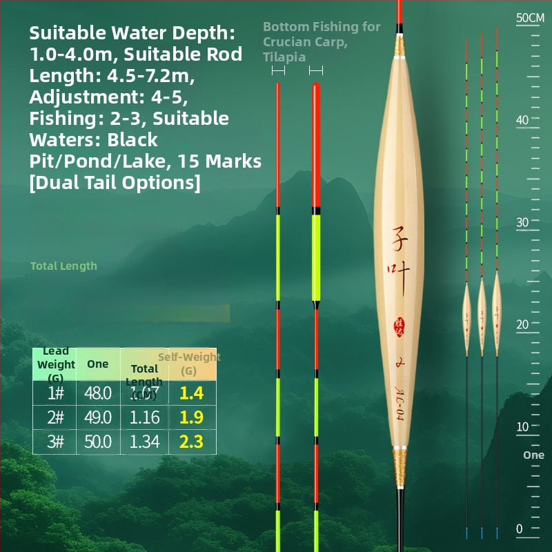 Vertical-drift reed fishing float; materijal: reed; kategorija: fishing floats and buoys; marka: Other