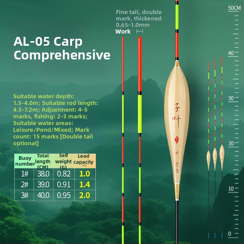 Vertical-drift reed fishing float; materijal: reed; kategorija: fishing floats and buoys; marka: Other