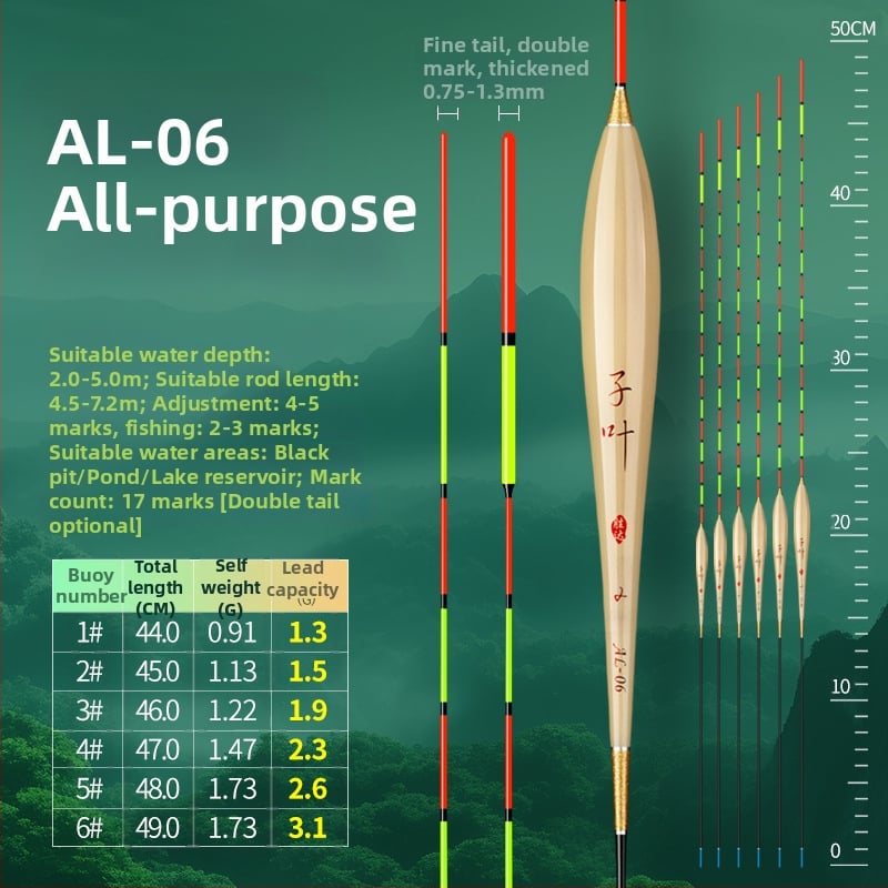 Vertical-drift reed fishing float; materijal: reed; kategorija: fishing floats and buoys; marka: Other