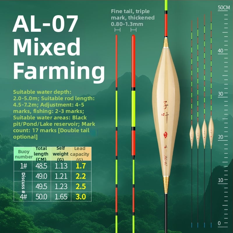 Vertical-drift reed fishing float; materijal: reed; kategorija: fishing floats and buoys; marka: Other