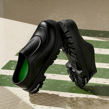 Șlapi bărbați de vară, talpă groasă EVA și partea superioară EVA, design cu creștere înălțime, antiaderente, impermeabile și rezistente la ulei, Slip-On