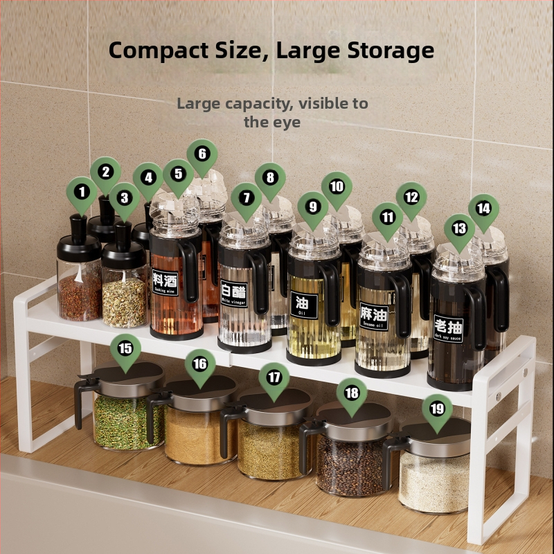 Wo cube Kuhinjski dvostruki regał za prozorski prag, višefunkcionalan, čelik od ugljika, moderan stil, izlazi 2025