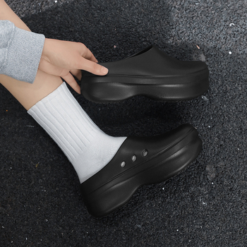 Muške zimske tople vodootporne kuhinjske cipele, slip-on, EVA potplat i EVA gornji dio, konstrukcija ubrizganjem