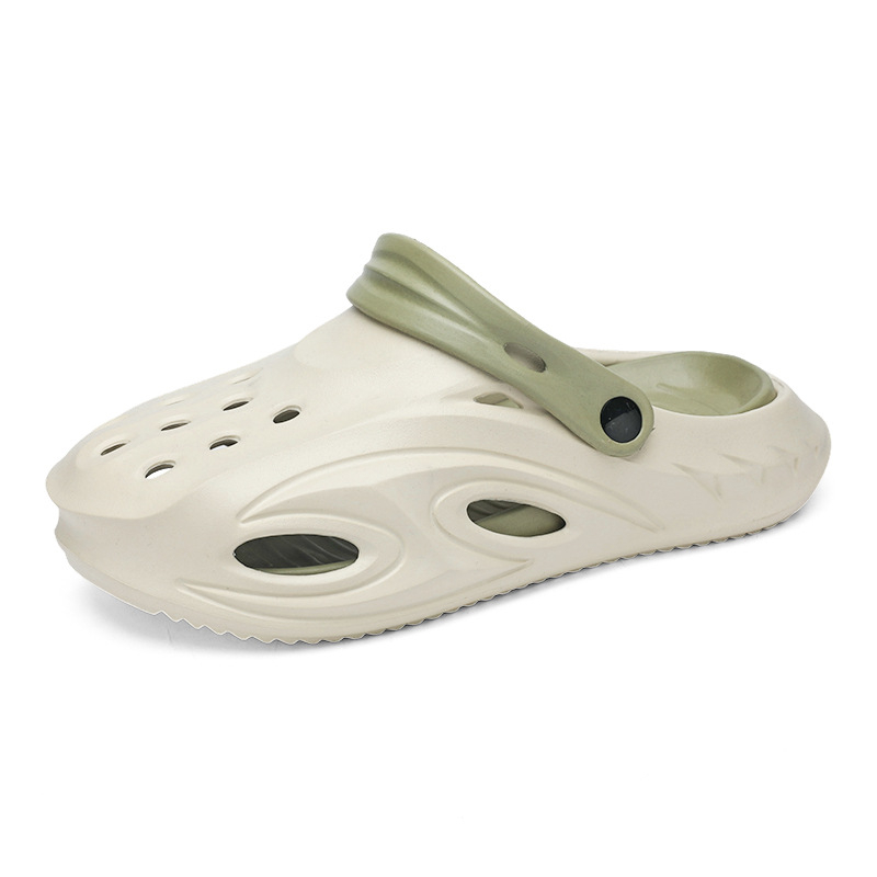 Мъжки спортни сандали със затворен пръст, Slip-On, EVA горна част, гумена подметка, дишащи