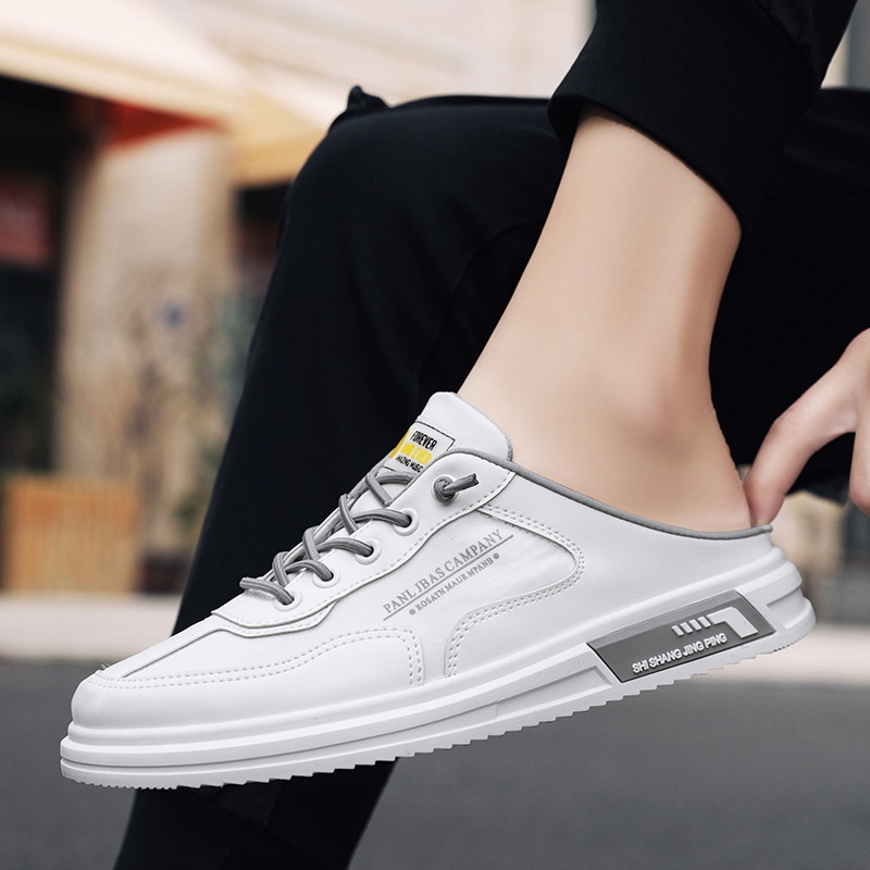 Muške slip-on casual tenisice za ljeto — gornji dio od sintetičke kože, gumeni potplatu, injekcijsko oblikovan potplat, bez vezica, za vožnju