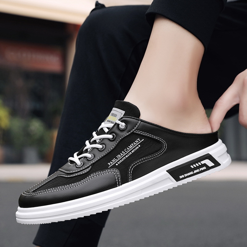 Muške slip-on casual tenisice za ljeto — gornji dio od sintetičke kože, gumeni potplatu, injekcijsko oblikovan potplat, bez vezica, za vožnju