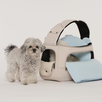 Állatbarát hátizsák kutyáknak és macskáknak, poliészterből, 30–40 L kapacitás, univerzális használat, közepes-tól puha merevség