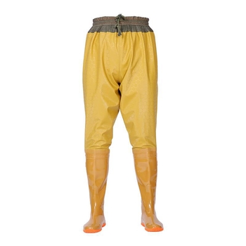 Дъждовни ботуши до коляното с изкуствен PU горна част и пластмасова подметка, унисекс, текстилна стелка