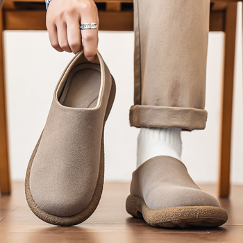 Muške Toe-Drag vanjske Slip-On tenisice - PU gornjište, gumeni đon, debeli đon, casual vanjska obuća