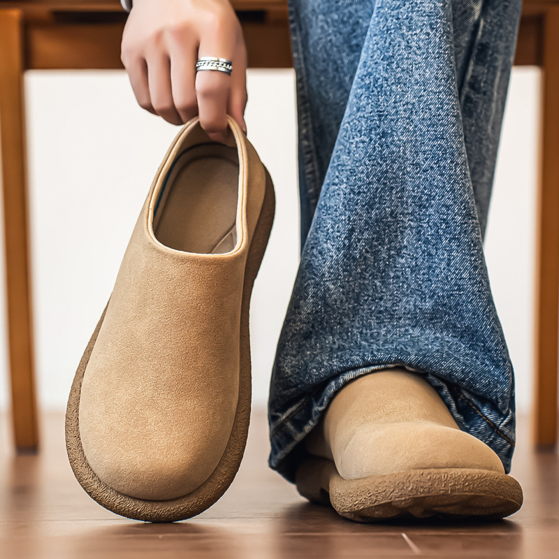 Muške Toe-Drag vanjske Slip-On tenisice - PU gornjište, gumeni đon, debeli đon, casual vanjska obuća