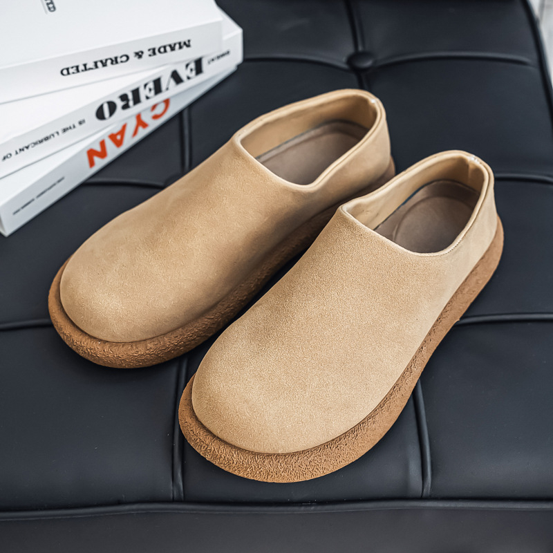 Muške Toe-Drag vanjske Slip-On tenisice - PU gornjište, gumeni đon, debeli đon, casual vanjska obuća