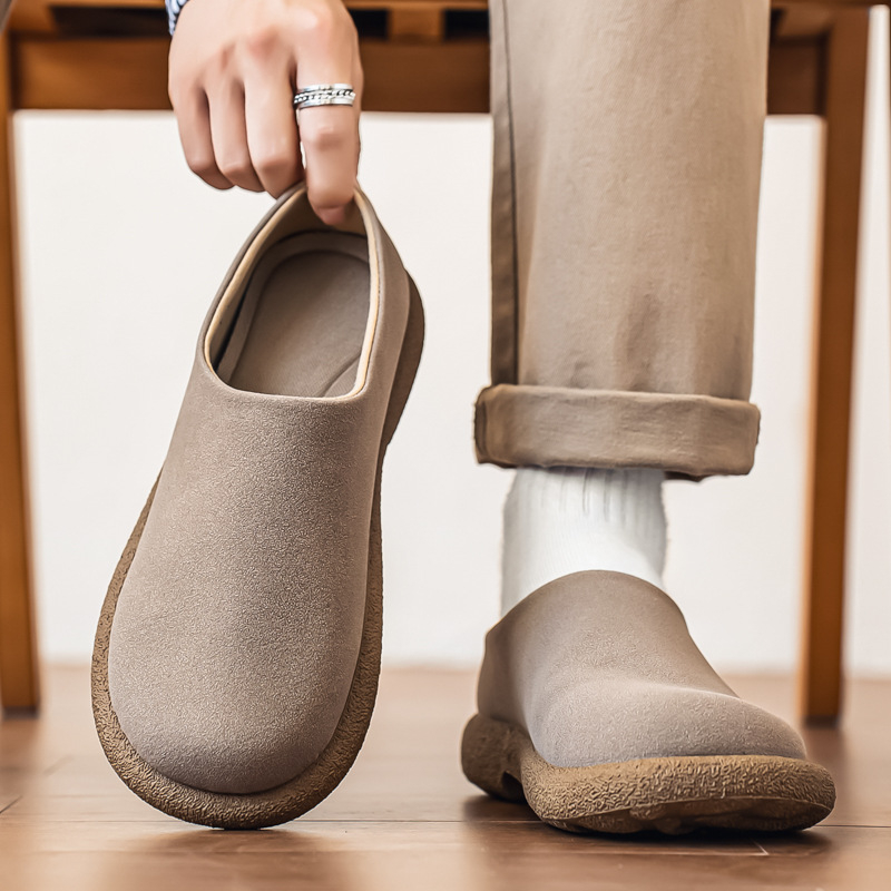 Muške Toe-Drag vanjske Slip-On tenisice - PU gornjište, gumeni đon, debeli đon, casual vanjska obuća