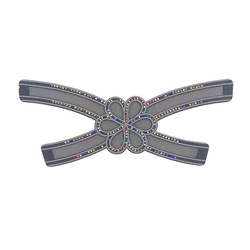 PU gornji dio obuće s Hotfix rhinestone ukrašavanjem; Pogodno za sandale, tenisice, papuče; Stil: Prilagođeno; Marka: Xinhui; Model: Hotfix rhinestone embellished upper