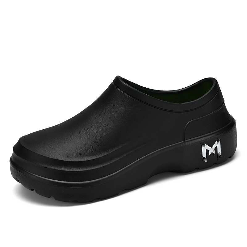 Muške kuharske cipele, jesenje, protivklizne i vodootporne za kuhinju, s debelim potplatom i zatvorenim prstom (gornji EVA, potplata EVA, injekcijska konstrukcija, vodootpornost)