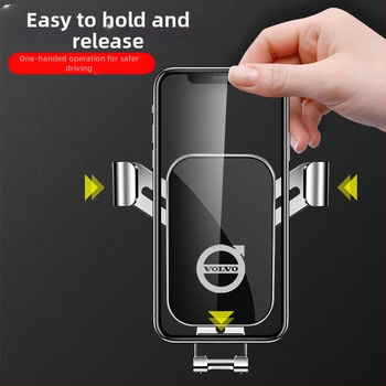 Volvo държач за телефон – щракващ монтаж върху таблото, без захранване