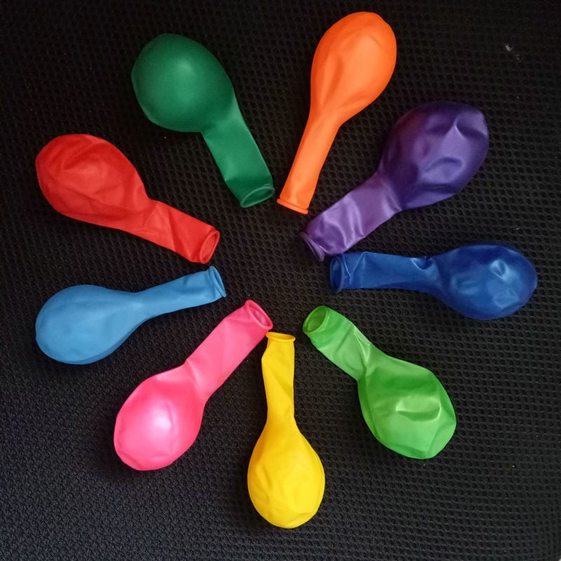 Balon za zabavu – lateks, okrugli igrački balon s otisnutim logotipom, br. 6