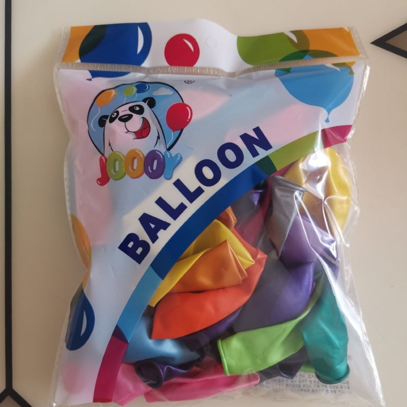 Balon za zabavu – lateks, okrugli igrački balon s otisnutim logotipom, br. 6