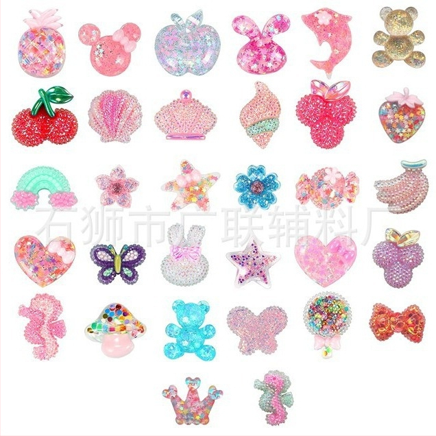 Náramok na topánky so živicovým kvetom dekor – pre sandále a papuče – každodenný štýl