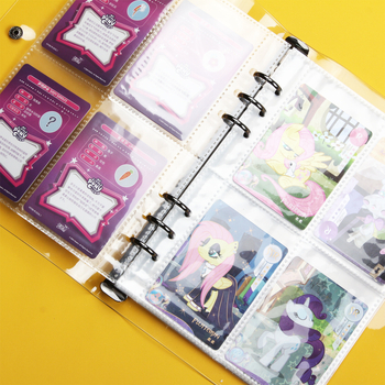 Amu YZ-9 dosar de foi libere, legare spirală, capac PVC transparent, 6 găuri, personalizare cu logo