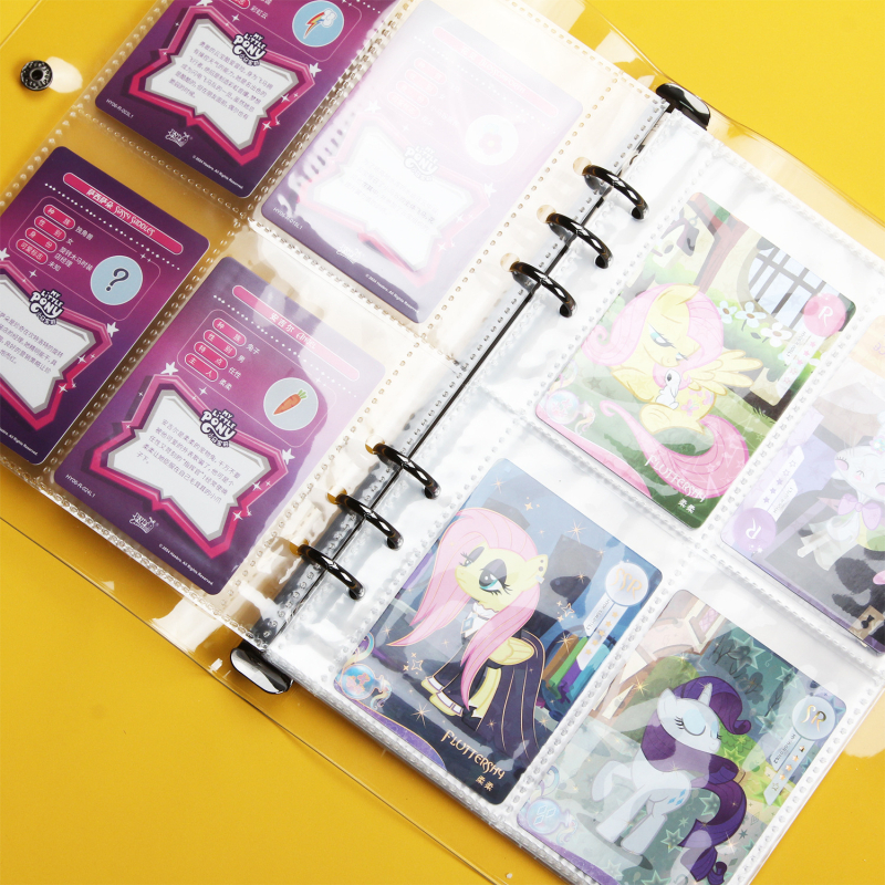 Amu YZ-9 dosar de foi libere, legare spirală, capac PVC transparent, 6 găuri, personalizare cu logo