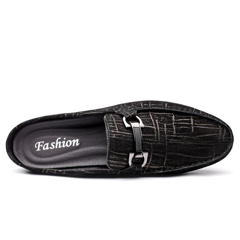 Мъжки ежедневни лоуфъри без връзки, casual стил, гумена подметка