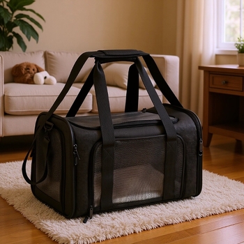 Чанта за домашни любимци SHIWN – плат, авторизирана частна марка, IP лиценз, носилка за котки и кучета