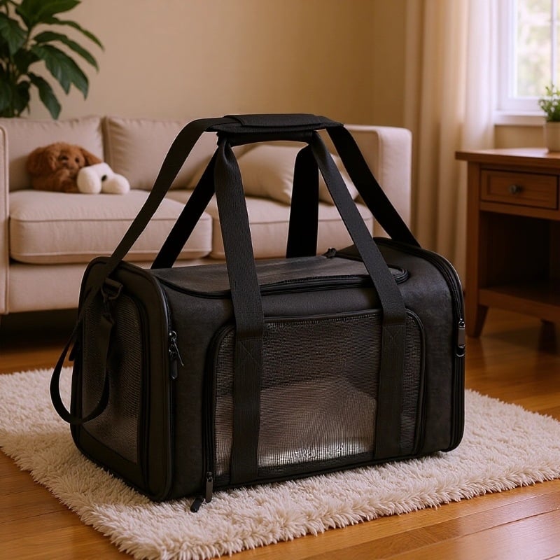 Чанта за домашни любимци SHIWN – плат, авторизирана частна марка, IP лиценз, носилка за котки и кучета