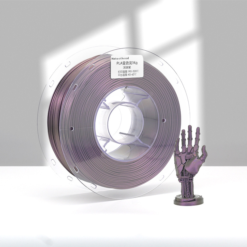 PLA 3D nyomtató filament, Chameleon sorozat, színváltó, kör keresztmetszet, hossz 340–350 m