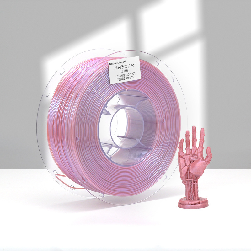 PLA 3D nyomtató filament, Chameleon sorozat, színváltó, kör keresztmetszet, hossz 340–350 m