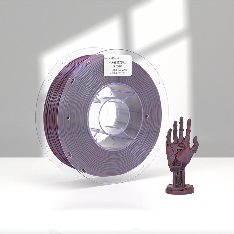 PLA 3D nyomtató filament, Chameleon sorozat, színváltó, kör keresztmetszet, hossz 340–350 m