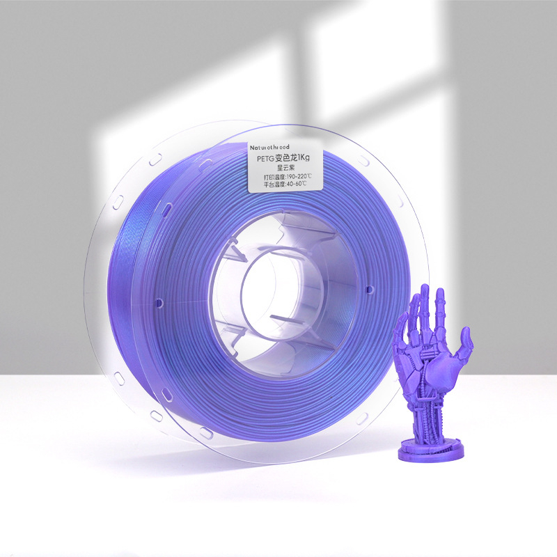 PLA 3D nyomtató filament, Chameleon sorozat, színváltó, kör keresztmetszet, hossz 340–350 m