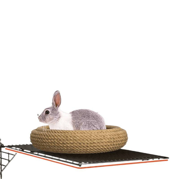Гнездо за домашни любимци от неръждаема стомана, за вътрешна клетка на зайци, просторна вила