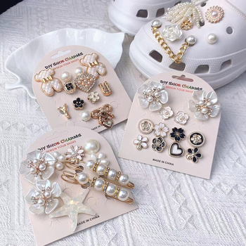 Аксесоар за обувки с катарама – PP материал, Cartoon Paradise стил, съвместим с сандали, ежедневни обувки и пантофи