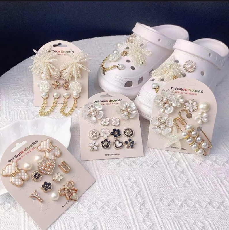 Аксесоар за обувки с катарама – PP материал, Cartoon Paradise стил, съвместим с сандали, ежедневни обувки и пантофи