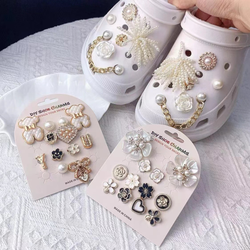 Аксесоар за обувки с катарама – PP материал, Cartoon Paradise стил, съвместим с сандали, ежедневни обувки и пантофи