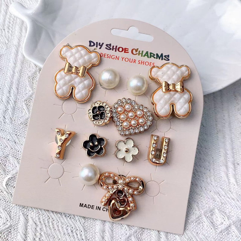 Аксесоар за обувки с катарама – PP материал, Cartoon Paradise стил, съвместим с сандали, ежедневни обувки и пантофи