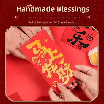 PVC DIY súprava na Nový rok pre deti a rodičov — Model 03, nie je dovážané, bez IP oprávnenia — razba a otlačovanie, Fu znak s vyrezávaným dizajnom