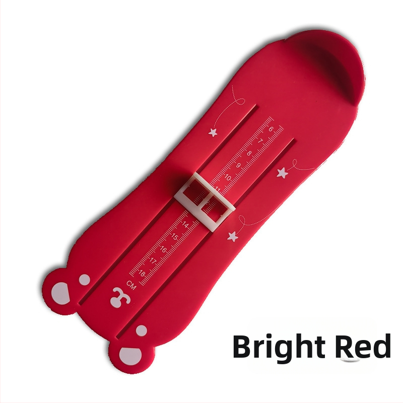 Detský merací prístroj na nohu v tvare medvedíka - JT001, plastový; AN001; vhodný typ obuvi 11977595930; čínskeho štýlu