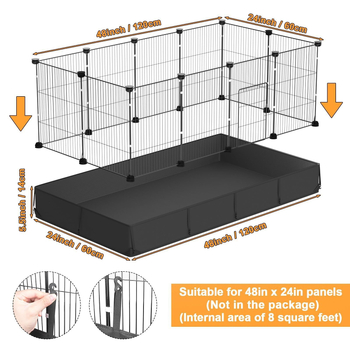 Κλουβί/περίφραξη για κατοικίδια από σύρμα — κατάλληλο για σκύλους
