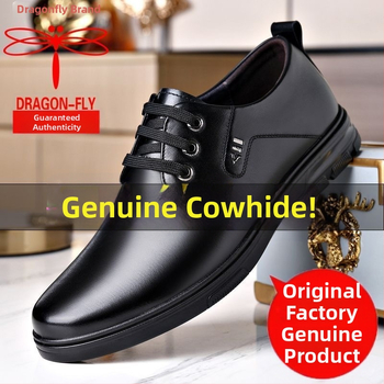 Dragonfly Derby cipele za muškarce – gornji dio od kože prvog sloja, PU podstava, TPU potplat, vezanje šnurkama, visok vrat