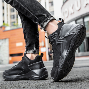 Cipele za sigurnost na radu s čeličnim prstom, otporne na udarce i probijanje, srednji gornji dio, Flyknit gornji dio, MD gumeni đon