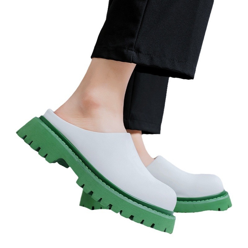 Derby cipele za muškarce s okruglim nosom, mikrovlakneno gornjište, casual, debeli potplat, model 3205-R