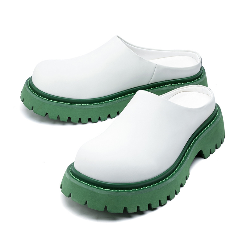 Derby cipele za muškarce s okruglim nosom, mikrovlakneno gornjište, casual, debeli potplat, model 3205-R