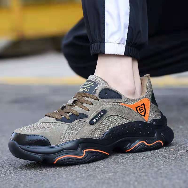 Zaštitne cipele s prozračnim gornjim dijelom, otporne na probijanje i udarce, niski profil, za radionicu i gradilište, brenda Bunker Hill