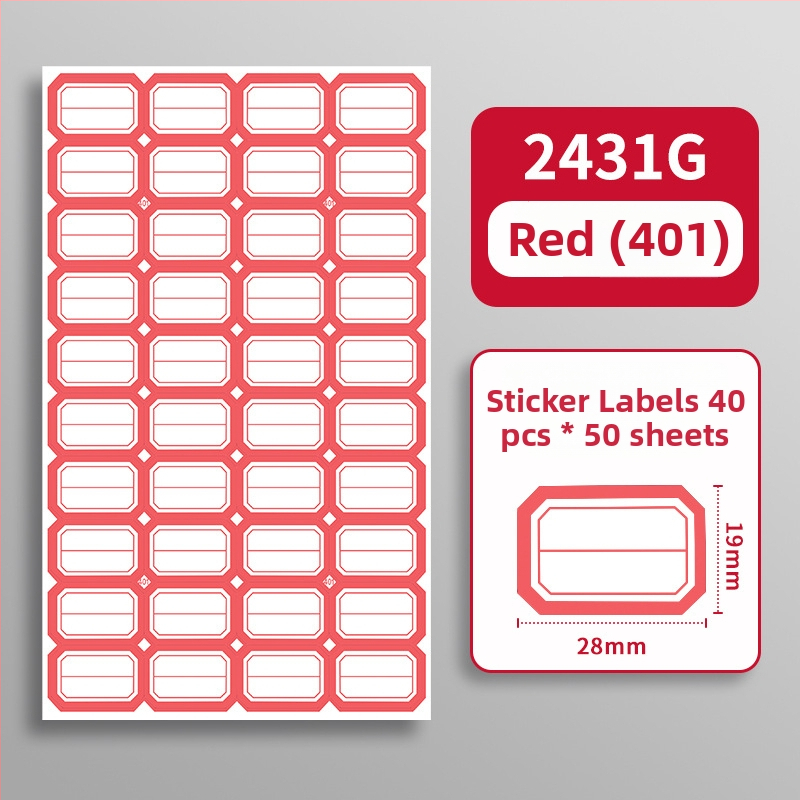 Ručna samoljepljiva etiketa - Marka: Kaba Bear, Model: Kbx-2431, Materijal: samoljepljiv, Prilagodba: Da