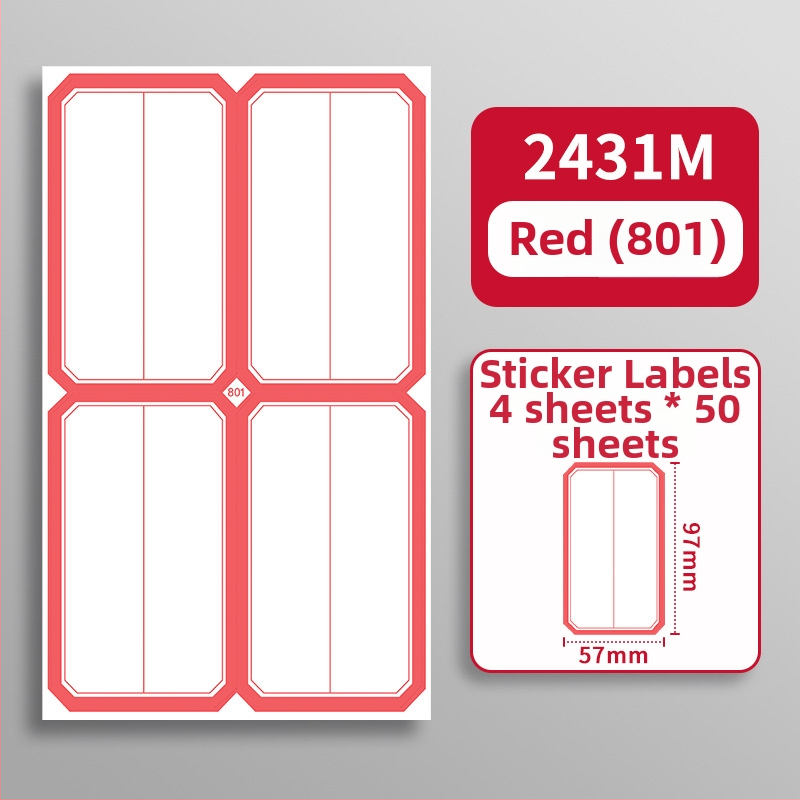 Ručna samoljepljiva etiketa - Marka: Kaba Bear, Model: Kbx-2431, Materijal: samoljepljiv, Prilagodba: Da