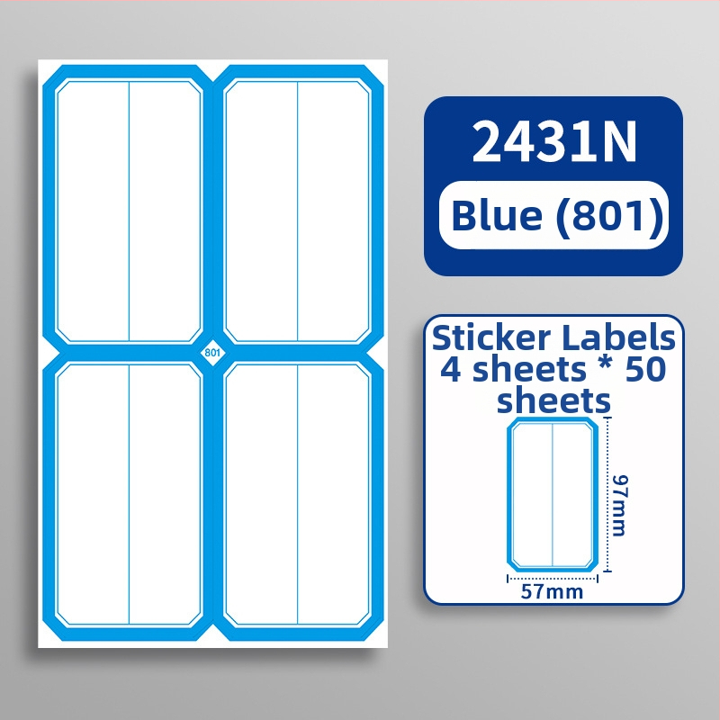 Ručna samoljepljiva etiketa - Marka: Kaba Bear, Model: Kbx-2431, Materijal: samoljepljiv, Prilagodba: Da