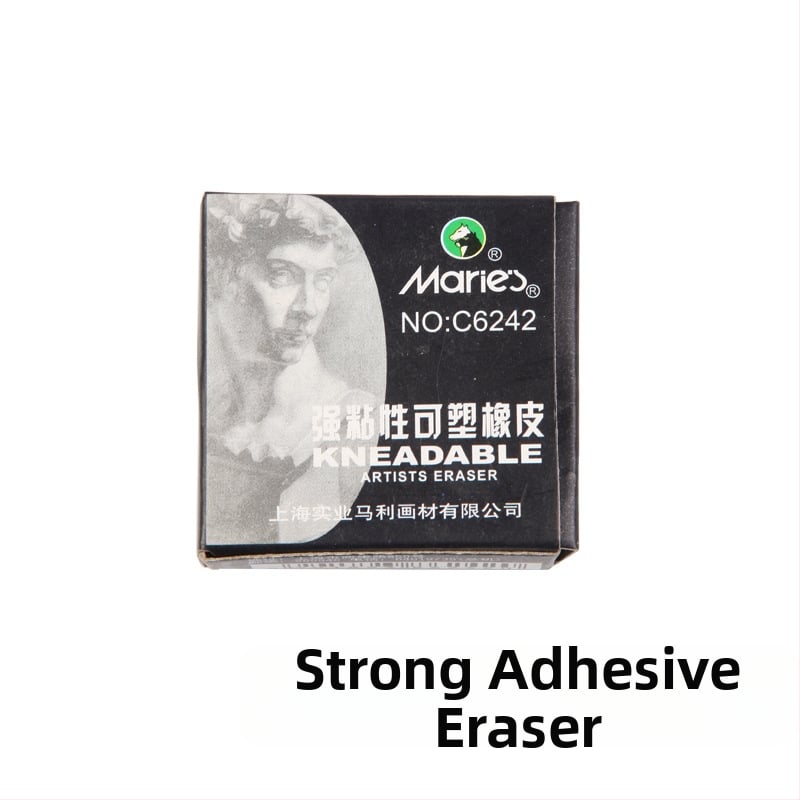 Marley 6242 гума за рисуване — твърда, моделируема, за скициране и живопис, 8B, 4B/6B