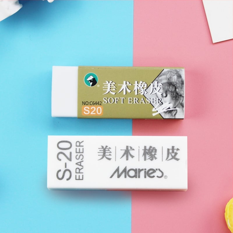 Marley 6242 гума за рисуване — твърда, моделируема, за скициране и живопис, 8B, 4B/6B